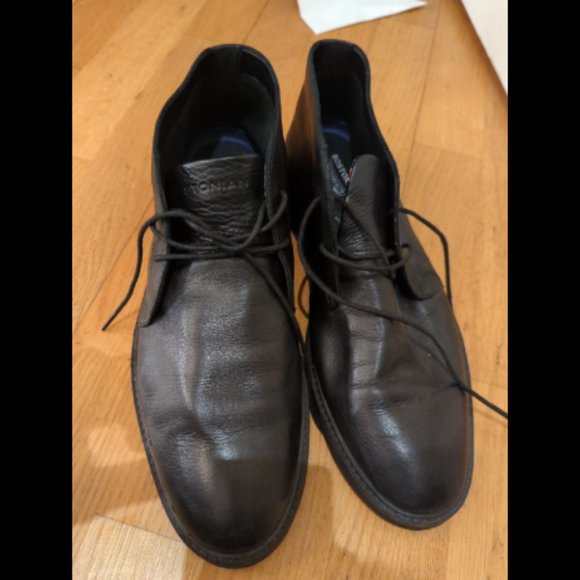 Bostonian Black Leather Chukka Boots 1 